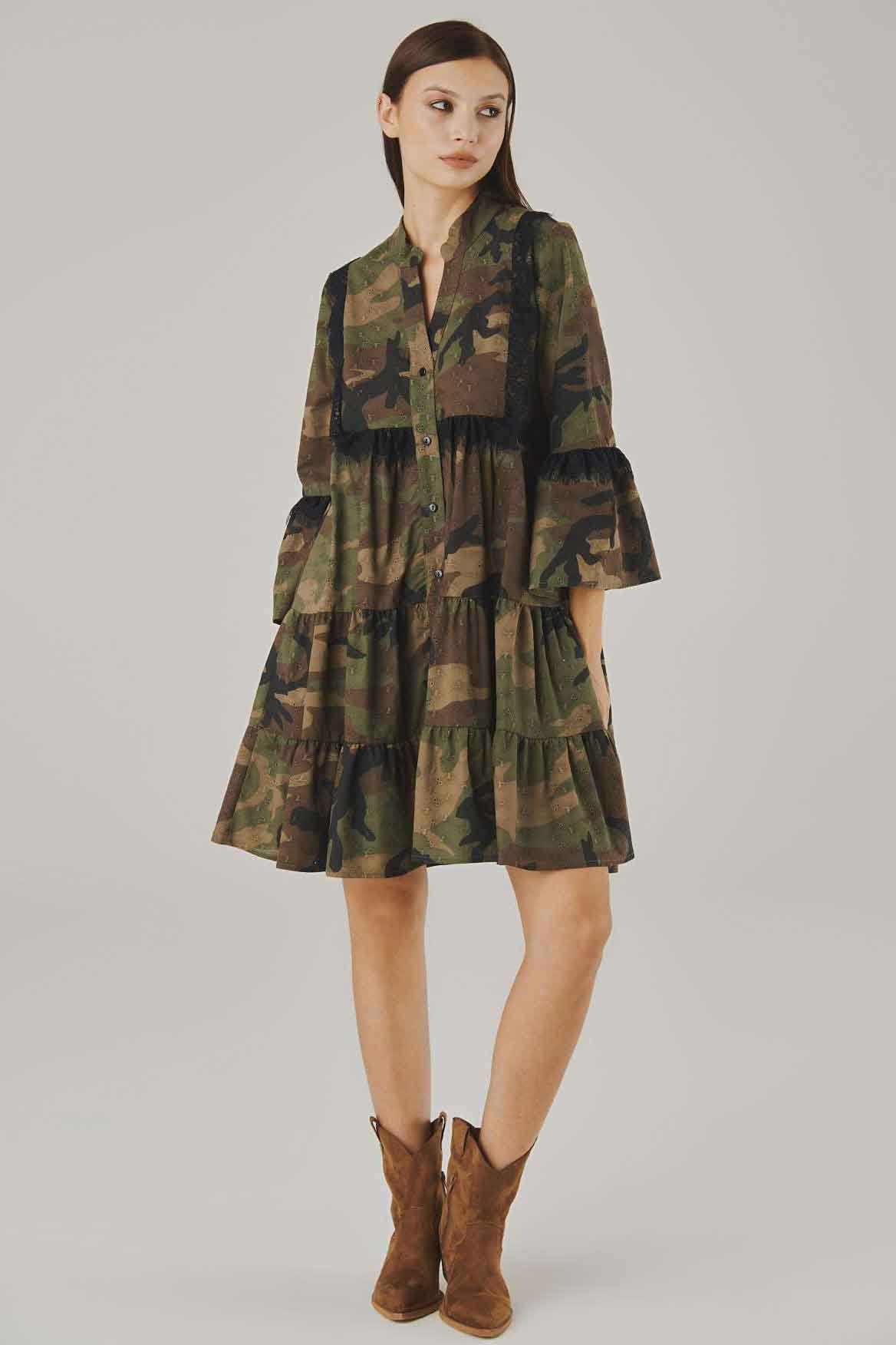 Vestido de la marca QGuapa Milano Militar