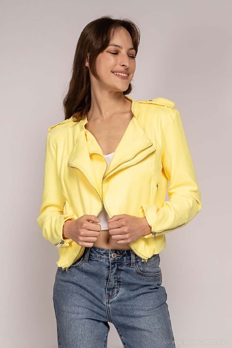 Cazadora de la marca Elli White Amarillo
